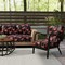 Black Pink Stain Resistant Performance Pet Friendly Novelty Print Upholstery Fabric by The Yard - SKU: Palm Springs Flamingo